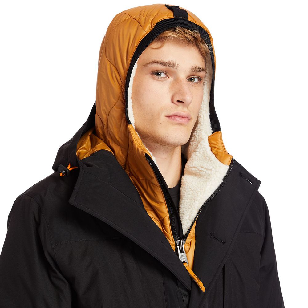 Timberland Mens Jackets Outdoor Heritage Ecoriginal Parka with DryVent™ Technology - Black - India X